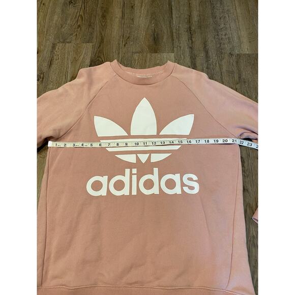Adidas Womens Pink Oversized Sweatshirt Size Medium - Picture 7 of 9